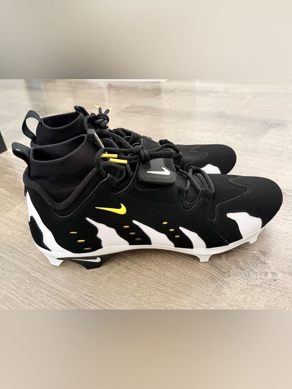 Nike Alpha DT Max '96 Cleat 'Black White Varsity Maize' PE Im9642-001 Size 15
